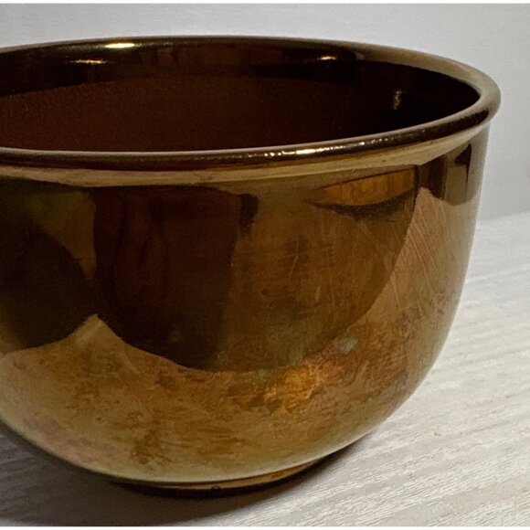 Vintage Gibsons Copper Lustre Creamer & Sugar Bowl Set - Picture 6 of 16